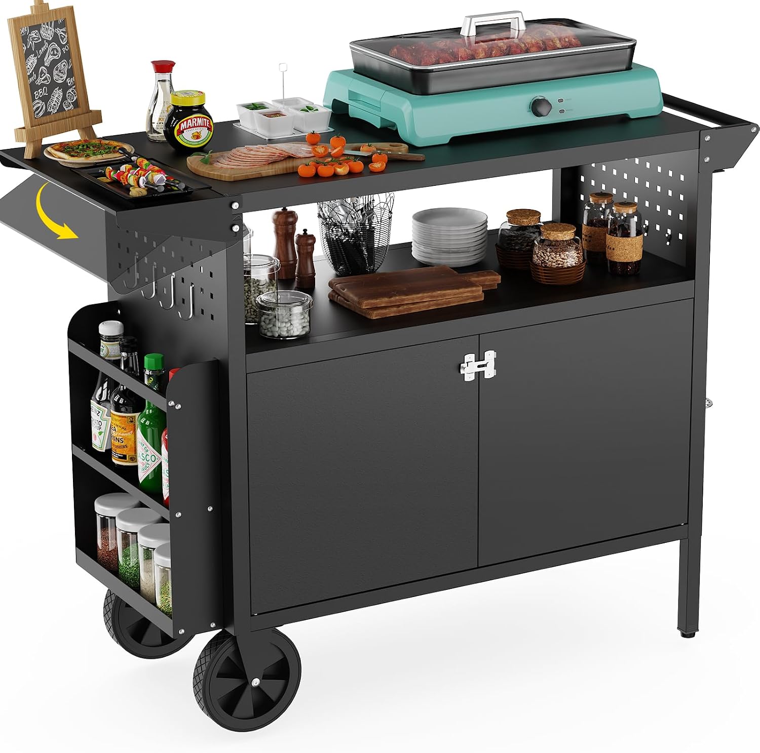 Outdoor Camping Vehicle - Carrinho de Churrasco para Exterior com