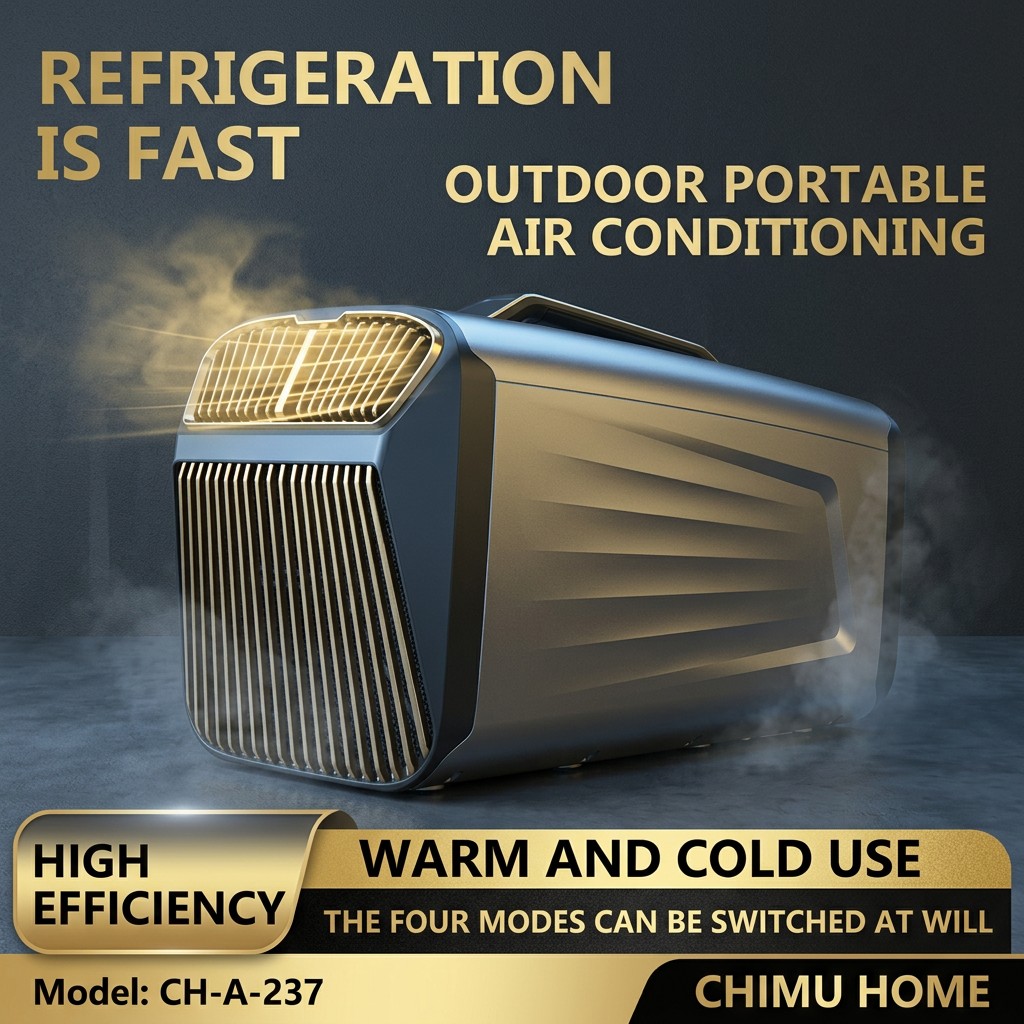 Outdoor Camping Air Conditioner - 【CHIMU HOME】 Ar Condicionado Portátil 5400Btu