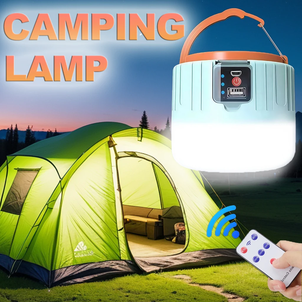 Outdoor Camping And Fishing - Lanterna de acampamento solar recarregável led