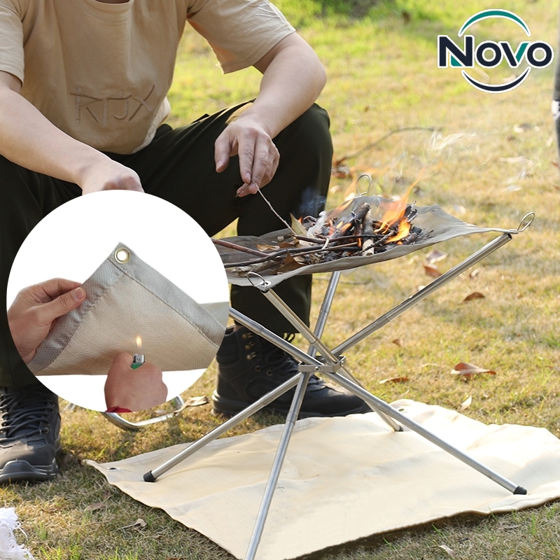 Outdoor Camping Mat - Tapete Protetor de Chão para Fogueira