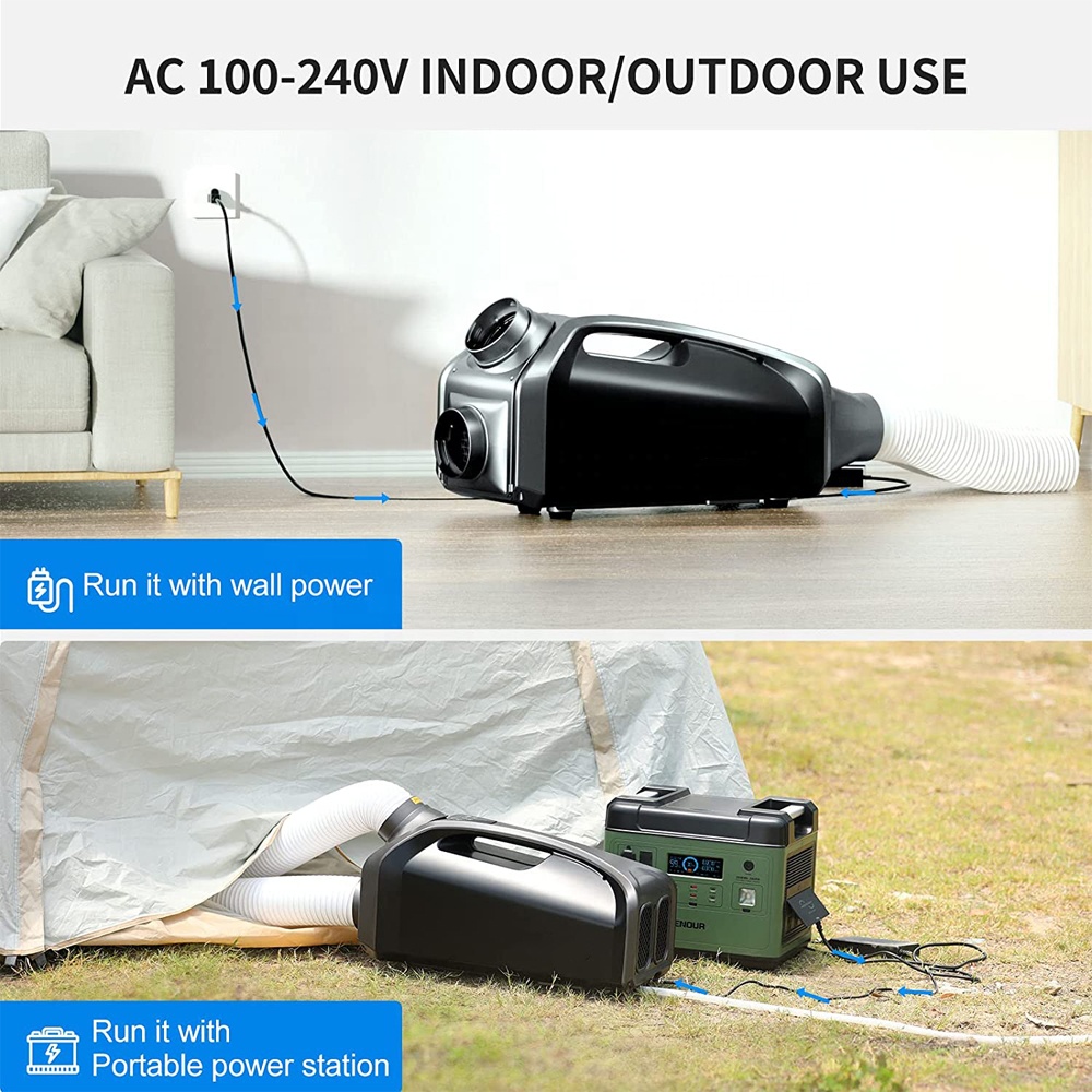 Outdoor Camping Air Conditioner - Ar condicionado portátil solar DC 12/24V