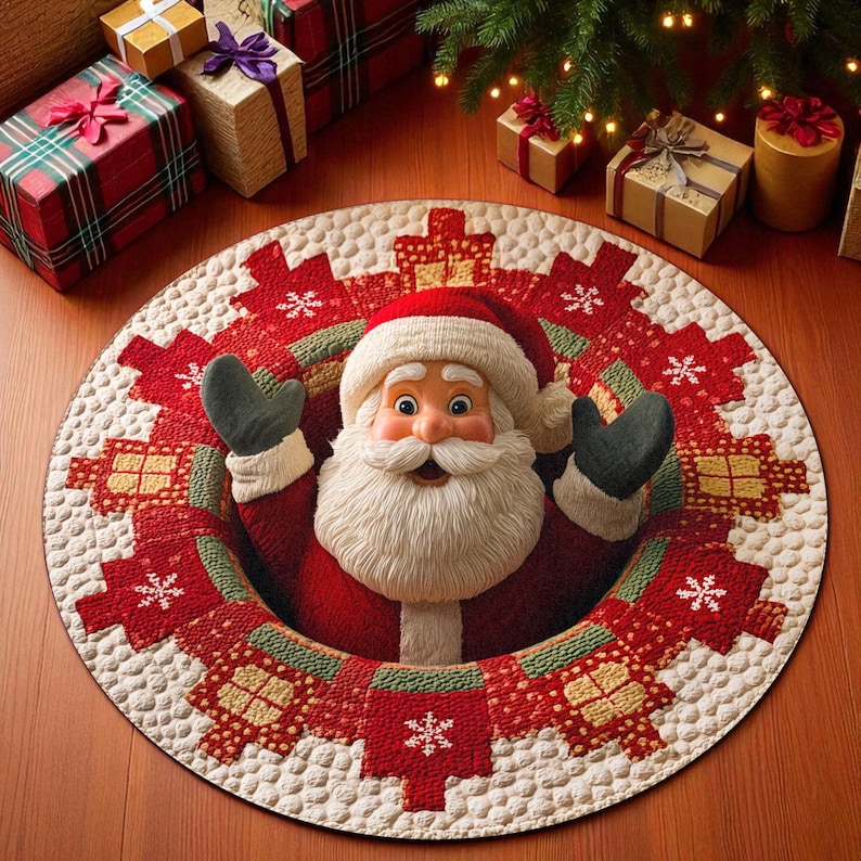 Outdoor Camping Ideas For Adults - Capacho redondo de Papai Noel de