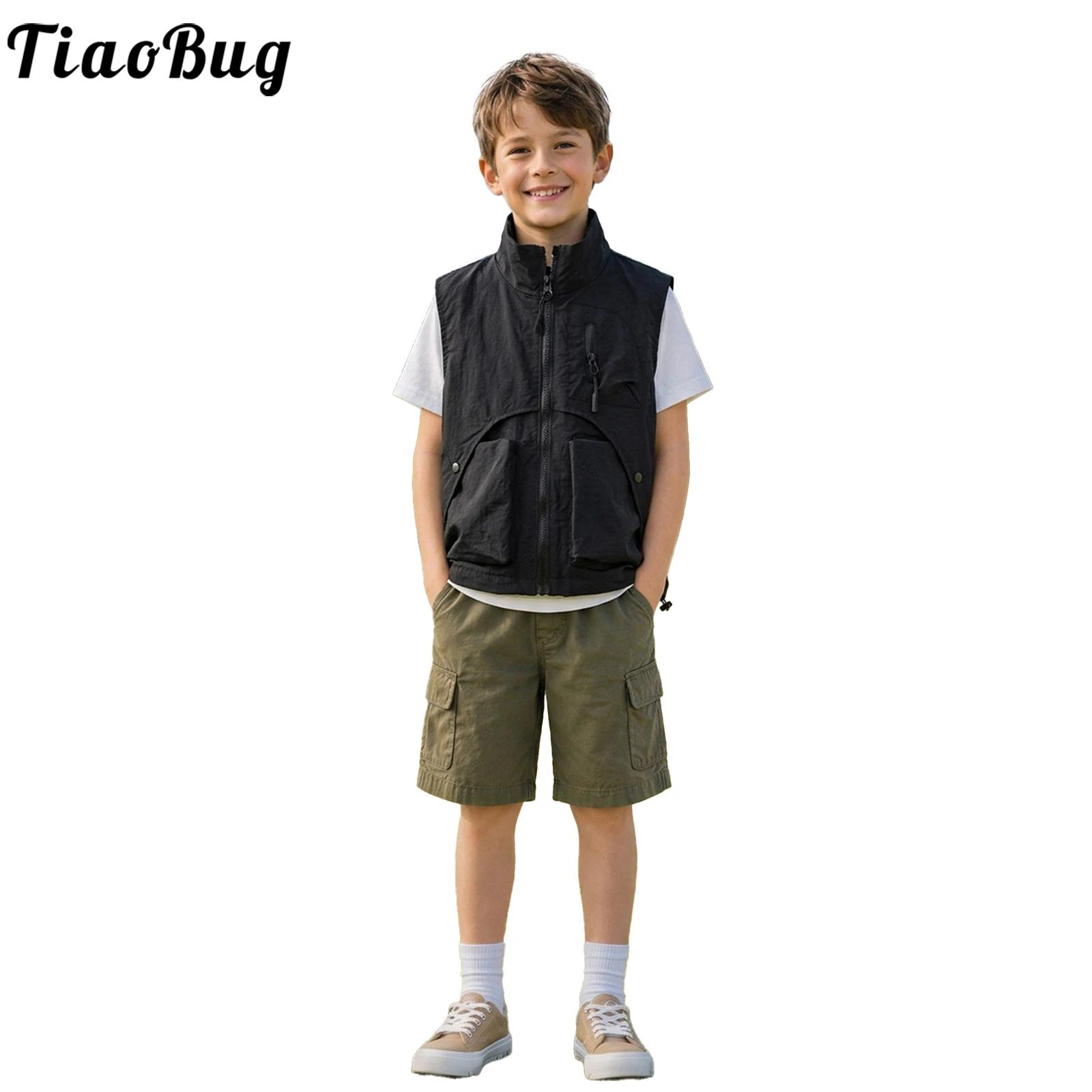 Outdoor Camping Activities For Kids - Colete Cargo Infantil Masculino Moderno com