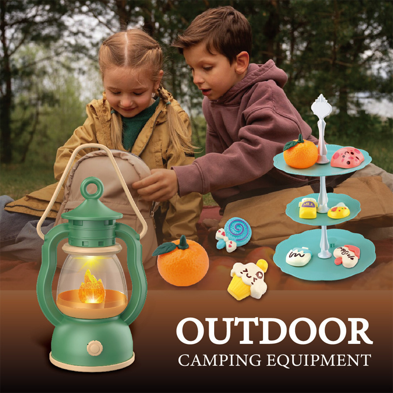 Outdoor Indoor Camping - Crianças conjunto de acampamento fogueira fingir