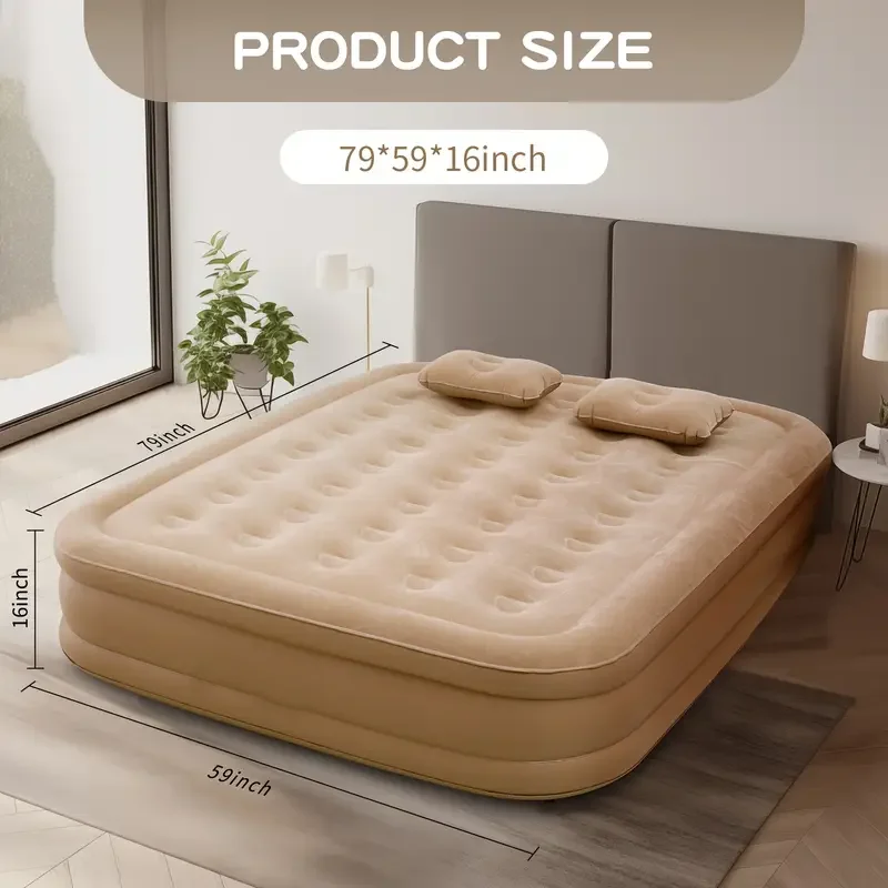 Outdoor Camping Mat - Colchão Inflável de Luxo para Camping,