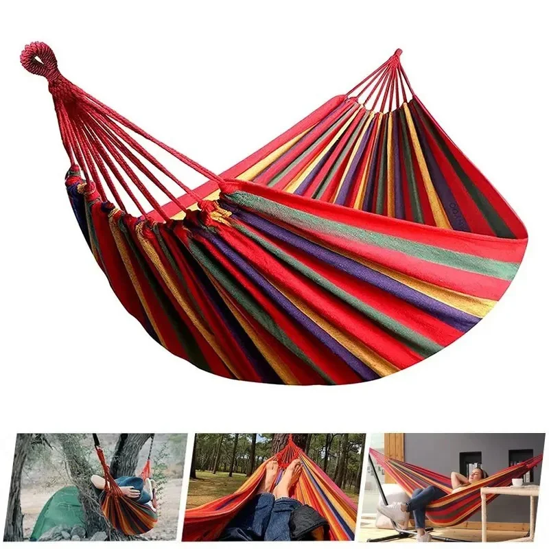 Rede de lona para acampamento, - Camping Hammock avaliação e preço