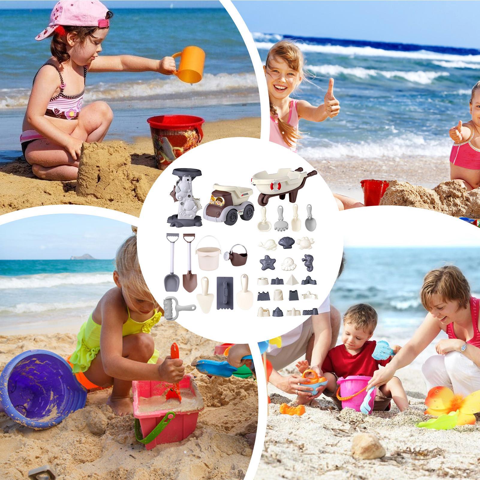 Praia areia brinquedos balde d - Outdoor Camping Activities For Kids avaliação e preço