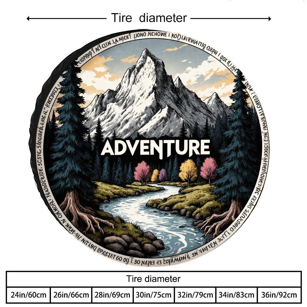 Capa de Pneu com Estampa de Ce - Outdoor Camping Vehicle avaliação e preço