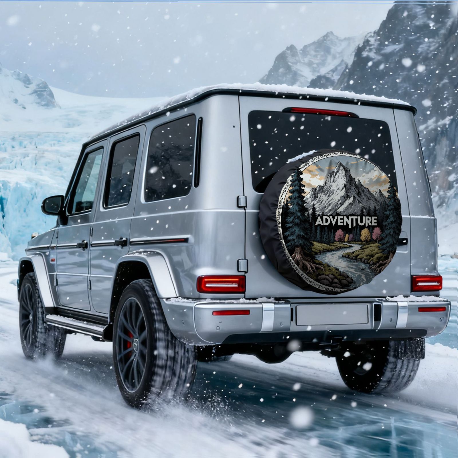 Capa de Pneu com Estampa de Ce - Outdoor Camping Vehicle avaliação e preço