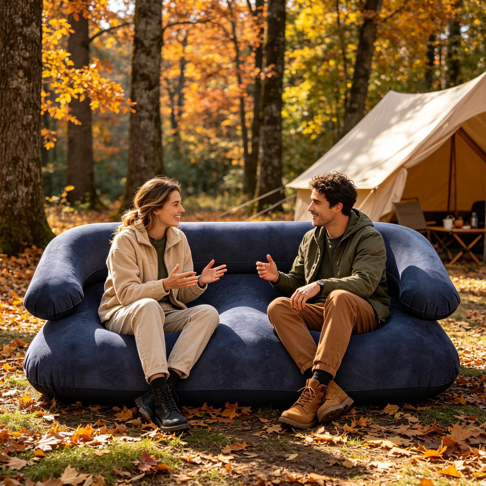 Sofá Inflável Duplo para Dois  - Outdoor Indoor Camping avaliação e preço