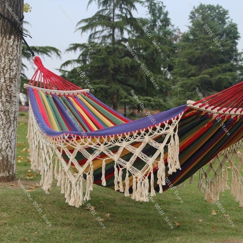 Rede de Descanso Dupla de Lona - Camping Hammock avaliação e preço