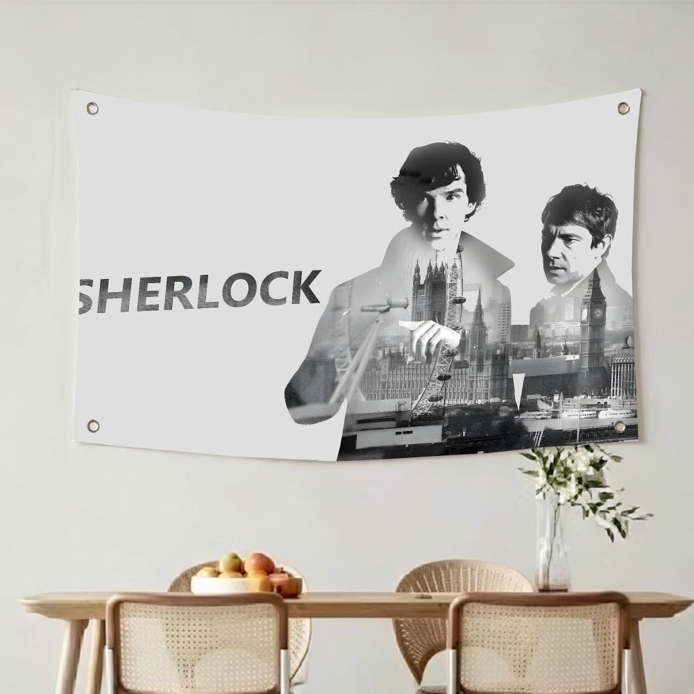 Bandeiras de Sherlock Holmes p - Outdoor Camping Show avaliação e preço