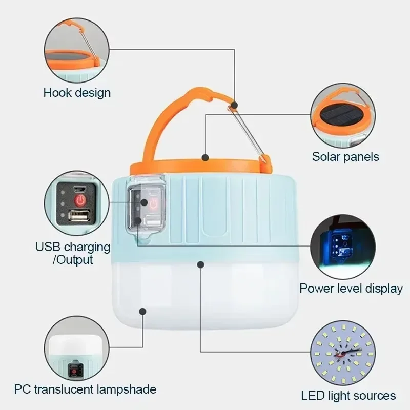 Lanterna de acampamento solar  - Outdoor Camping Light Ideas avaliação e preço
