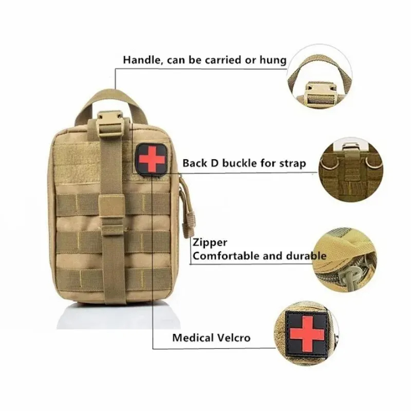 Kits táticos de primeiros soco - First Aid Kit Camping avaliação e preço