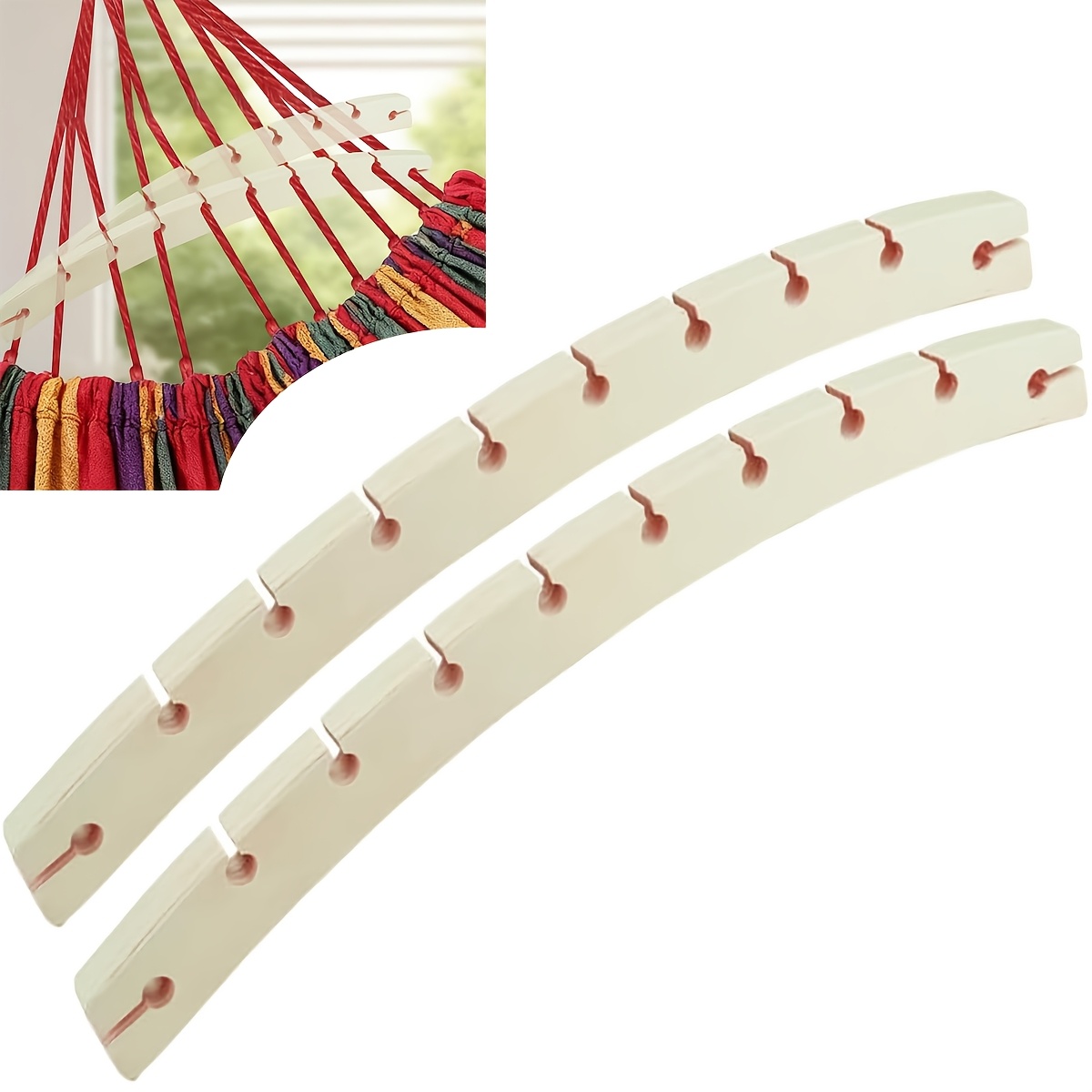 2 Peças Barras de Madeira Dest - Camping Hammock avaliação e preço