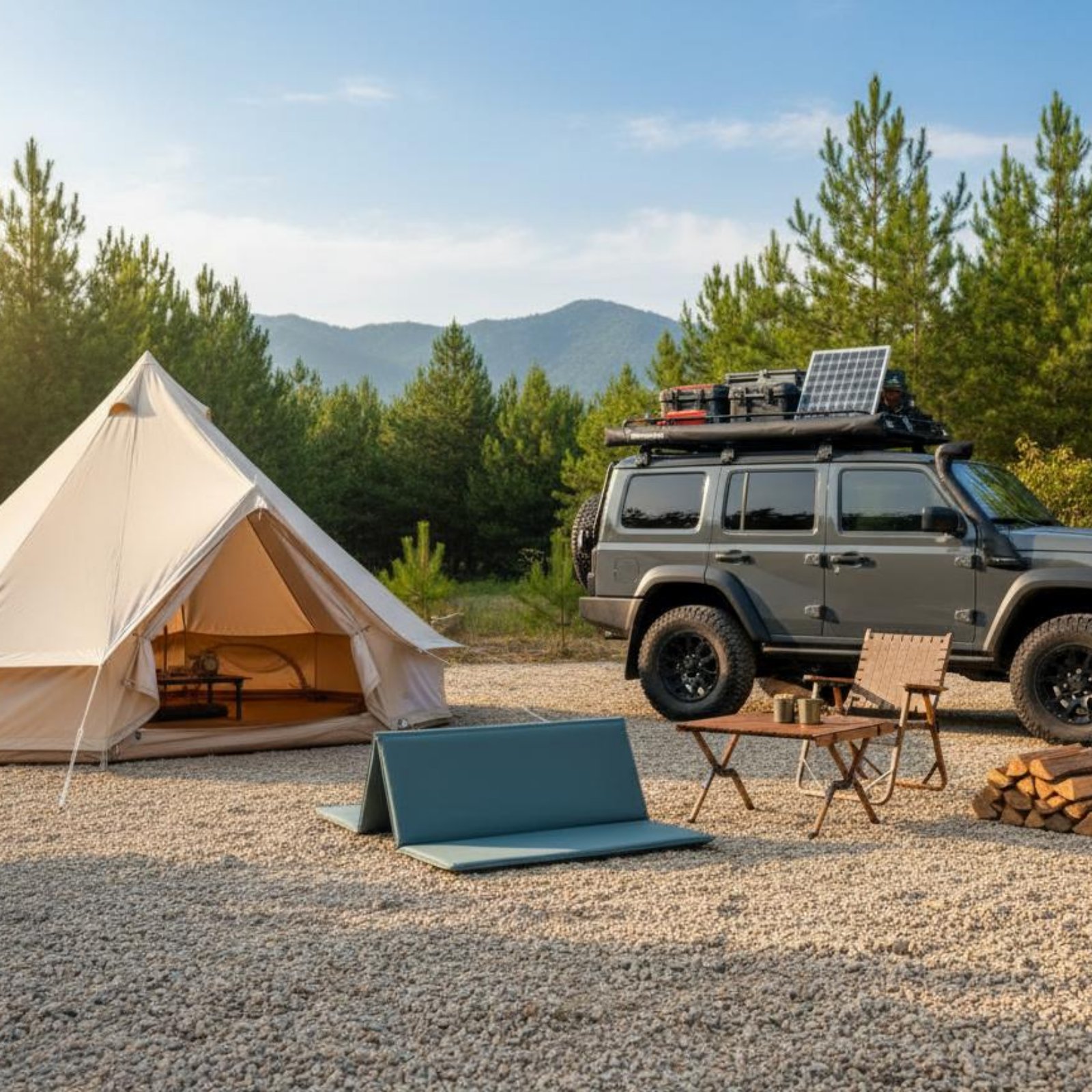 Tapete Acolchoado Dobrável par - Outdoor Camping Mat avaliação e preço