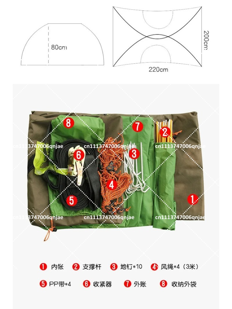 Tenda de Rede Portátil Verde p - Camping Hammock avaliação e preço