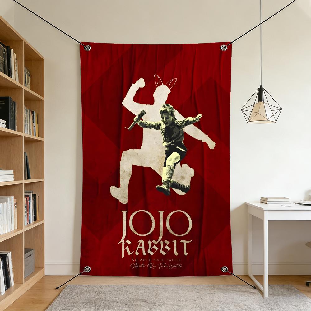 Bandeiras J-Jojo R-Rabbit são  - Outdoor Camping Movies avaliação e preço