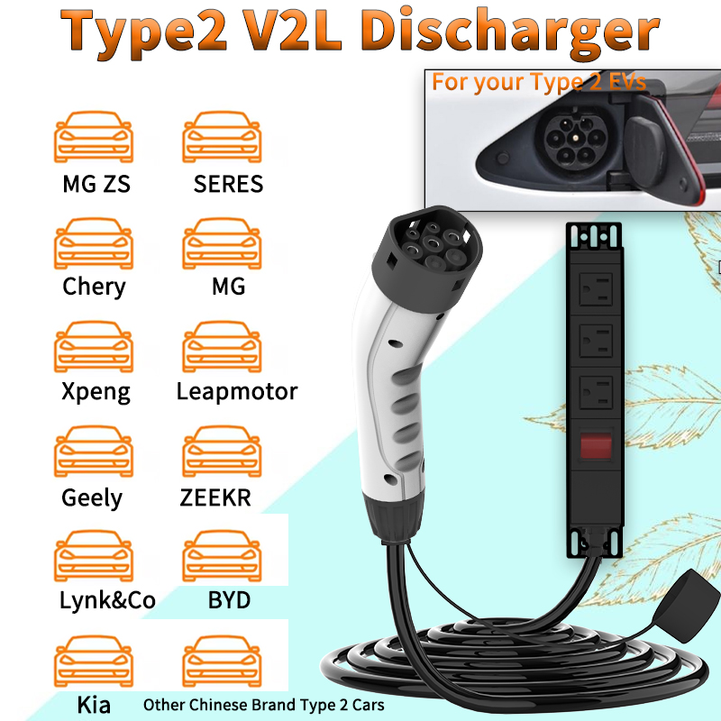Wufen portátil tipo 2 v2l cabo - Outdoor Camping Vehicle avaliação e preço