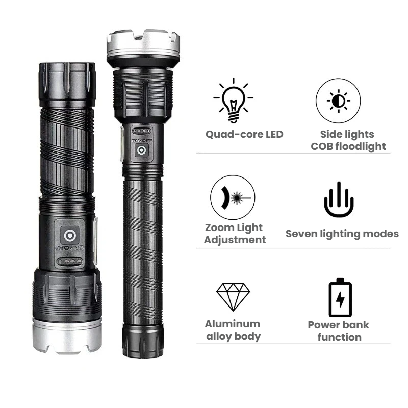 Lanterna LED de Alta Potência  - Outdoor Camping And Fishing avaliação e preço