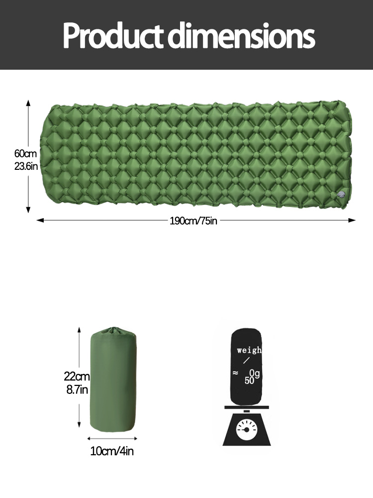 Colchão Inflável para Camping  - Outdoor Camping Mat avaliação e preço