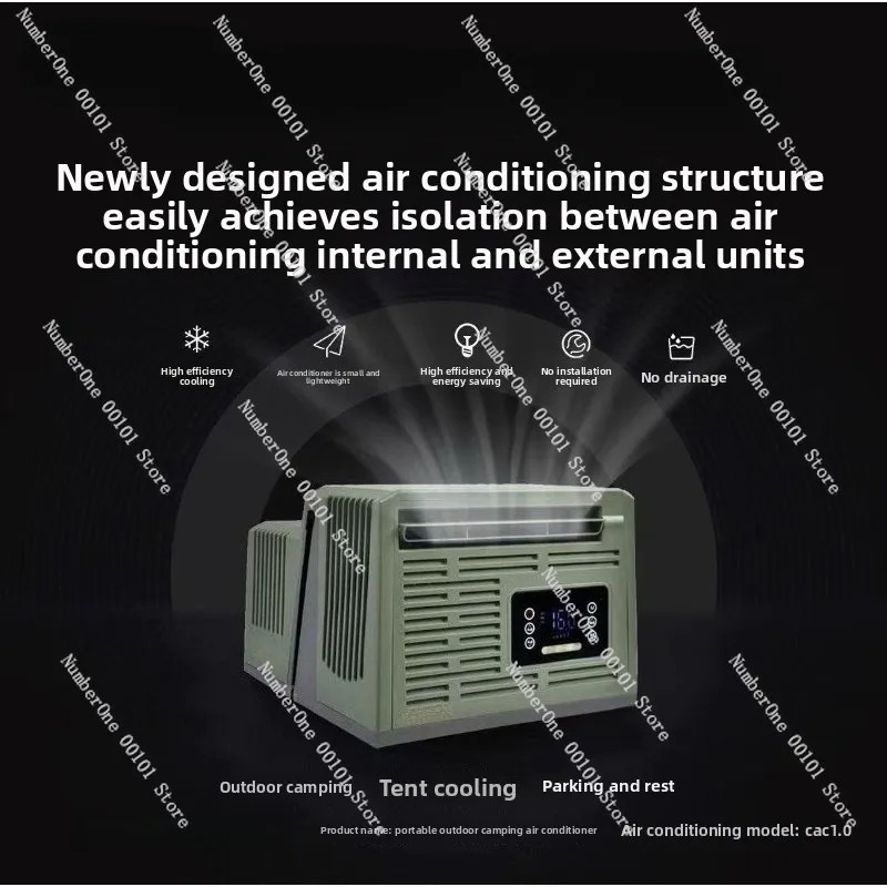 Ar-condicionado portátil de ja - Outdoor Camping Air Conditioner avaliação e preço